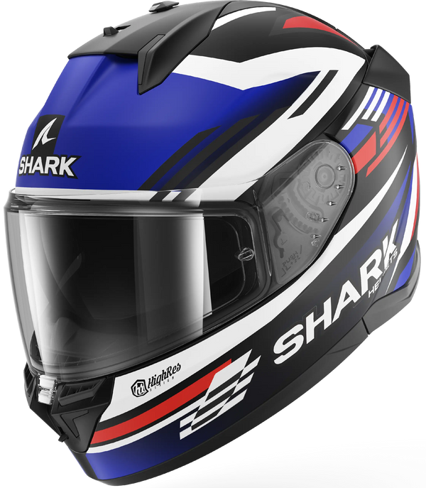 Shark D-Skwal 3 Firstlap Helmet - KBR (Black/Blue/Red Matt)