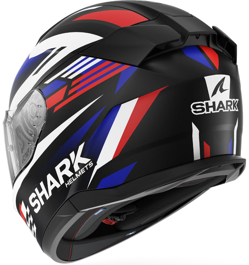 Shark D-Skwal 3 Firstlap Helmet - KBR (Black/Blue/Red Matt)