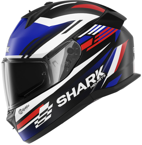Shark D-Skwal 3 Firstlap Helmet - KBR (Black/Blue/Red Matt)