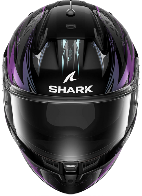 Shark D-Skwal 3 Blast-R Helmet - KGX (Black/Green Glitter)