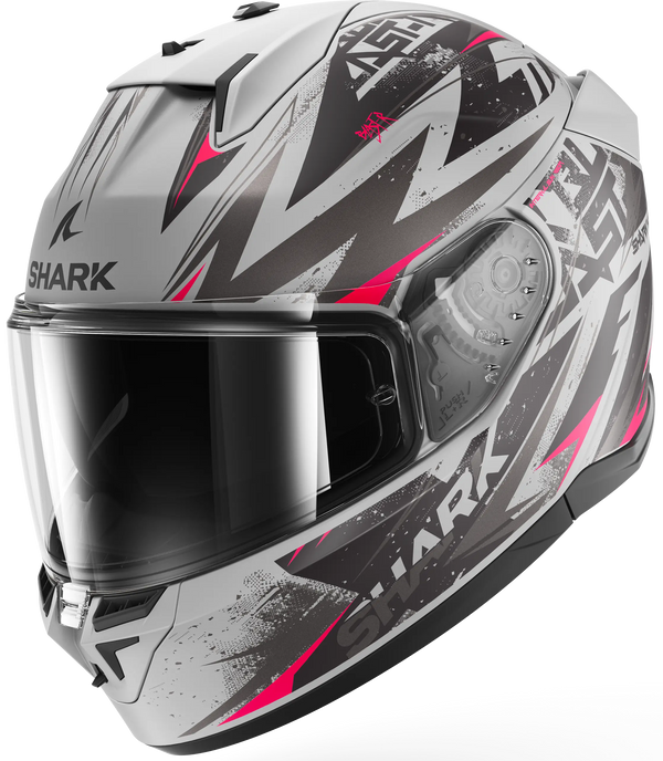 Shark D-Skwal 3 Blast-R Helmet - SVK (Silver/Violet/Black Matt)