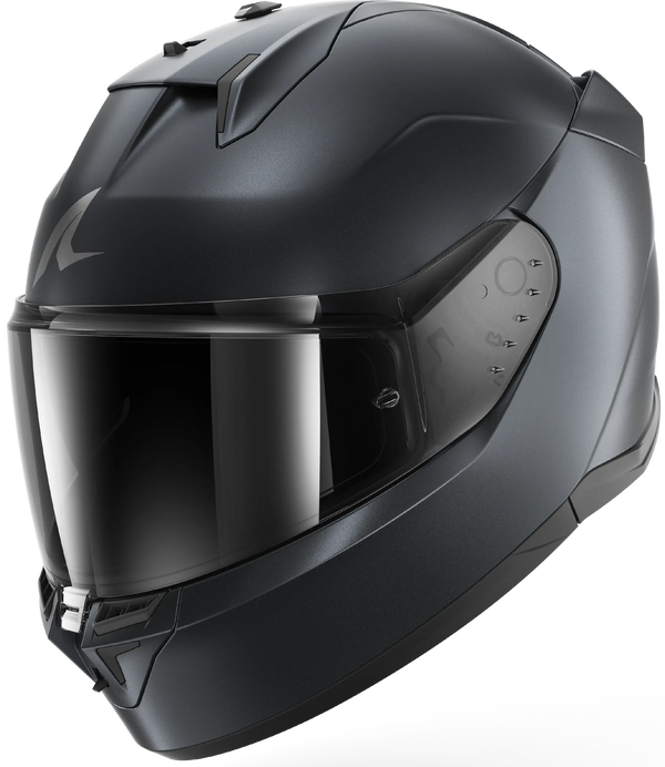 Shark D-Skwal 3 Dark Shadow Edition Matt Helmet - B16 (Blue/Steel/Matt)