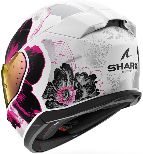 Shark D-Skwal 3 Mayfer Helmet - WVA (White/Violet/Anthracite)