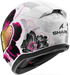 Shark D-Skwal 3 Mayfer Helmet - WVA (White/Violet/Anthracite)