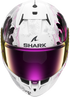 Shark D-Skwal 3 Mayfer Helmet - WVA (White/Violet/Anthracite)