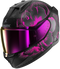 Shark D-Skwal 3 Mayfer Helmet - Black/Purple/Grey Matt KVA