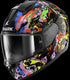 Shark Ridill 2 Raging Beast Helmet - KVY Black/Violet/Yellow