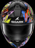 Shark Ridill 2 Raging Beast Helmet - KVY Black/Violet/Yellow