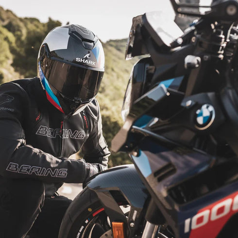 Shark Spartan GT Pro Carbon Zarco Track Helmet - DWB (White/Blue)