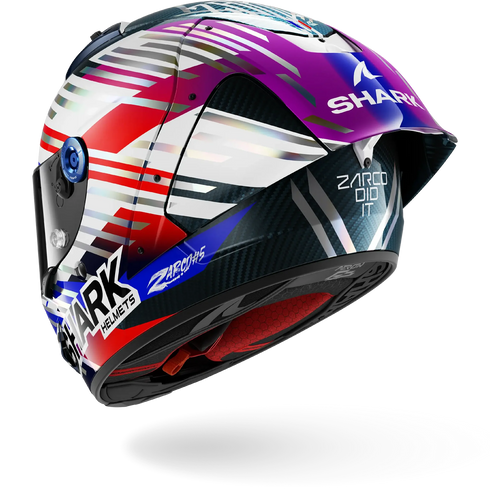 Shark Aeron-GP FIM 2 Racing #2 Johann Zarco GP De France 2026 Replica Helmet - DUR (Carbon/Chrome/Red) — Motorcycle Helmets…