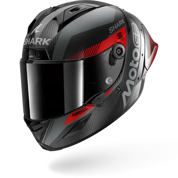 Shark Aeron-GP FIM 2 Racing MotoGP Graphic Helmet - DAR (Carbon/Anthracite/Red) — Motorcycle Helmets (image 1 of 5)