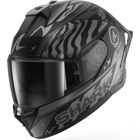 Shark Skwal Cup Speed-Fancy Helmet - KAS (Black/Anthracite/Silver Matt)