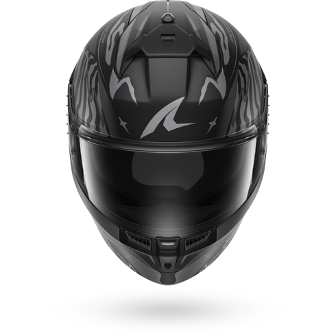 Shark Skwal Cup Speed-Fancy Helmet - KAS (Black/Anthracite/Silver Matt)