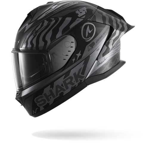Shark Skwal Cup Speed-Fancy Helmet - KAS (Black/Anthracite/Silver Matt)