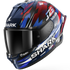 Shark Skwal Cup Replica Zarco French GP Helmet - BUR (Blue/Chrome/Red)