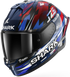 Shark Skwal Cup Replica Zarco French GP Helmet - BUR (Blue/Chrome/Red)