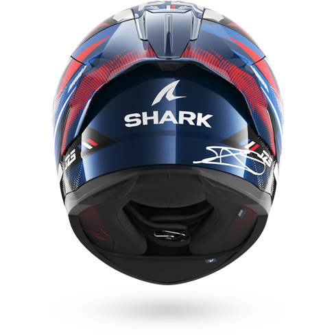 Shark Skwal Cup Replica Zarco French GP Helmet - BUR (Blue/Chrome/Red)