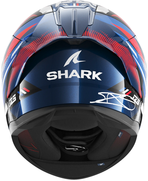 Shark Skwal Cup Replica Zarco French GP Helmet - BUR (Blue/Chrome/Red)