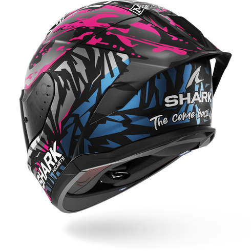 Shark Skwal Cup Replica Helmet - Redding KVB (Black/Violet/Blue Matt)