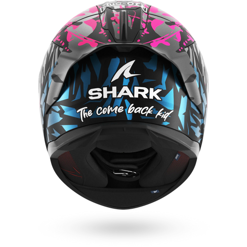 Shark Skwal Cup Replica Helmet - Redding KVB (Black/Violet/Blue Matt)