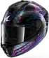 Shark Spartan RS Reptaia Helmet - KBX (Black/Blue/Glitter)