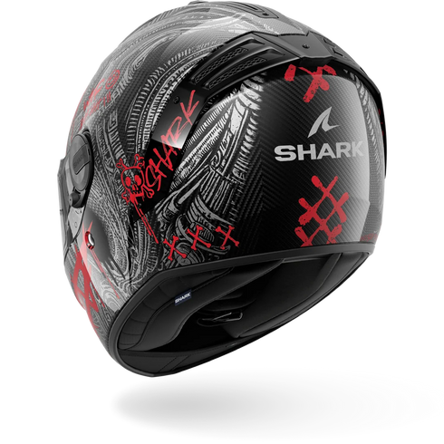 Shark Spartan RS Carbon Shiever Helmet - DAR (Anthracite Red) — Motorcycle Helmets (image 3 of 5)