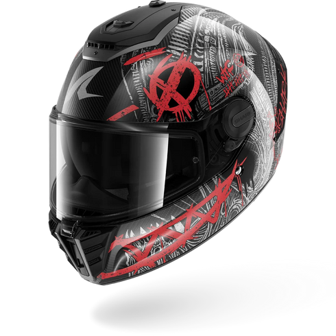 Shark Spartan RS Carbon Shiever Helmet - DAR (Anthracite Red) — Motorcycle Helmets (image 1 of 5)