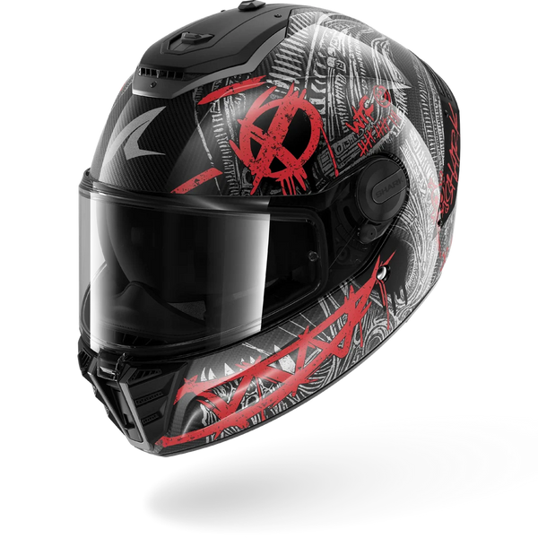 Shark Spartan RS Carbon Shiever Helmet - DAR (Anthracite Red) — Motorcycle Helmets (image 1 of 5)