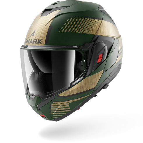 Shark OXO Sikter Matte Green/Chrome Gold