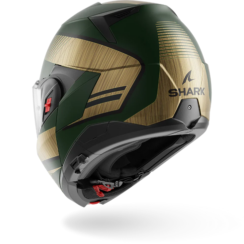 Shark OXO Sikter Matte Green/Chrome Gold