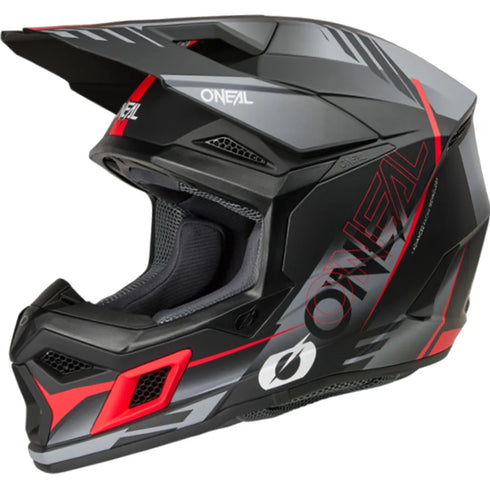 O'Neal 3 Series Haze Helmet v26 - Black/Grey/Red