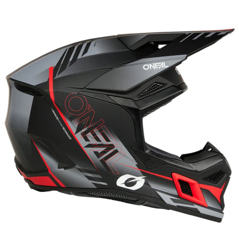 O'Neal 3 Series Haze Helmet v26 - Black/Grey/Red