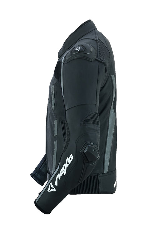 Nexo Sports Trend Leather Jacket - Black