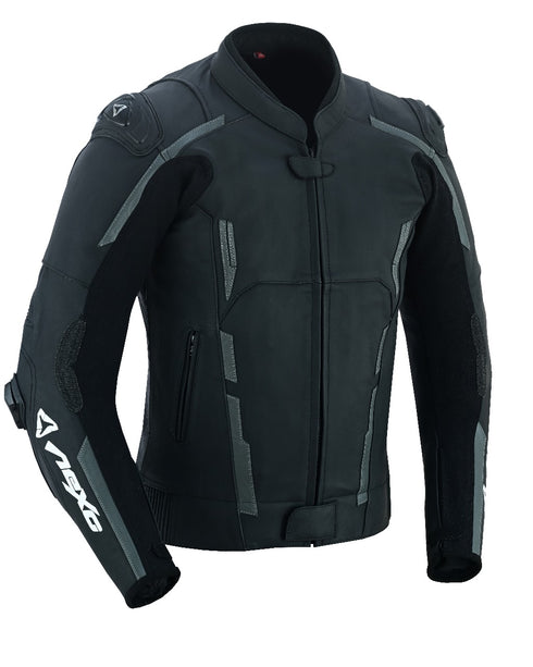 Nexo Sports Trend Leather Jacket - Black