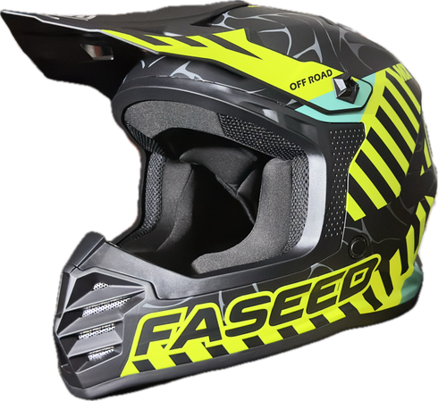 Faseed Youth FS-618 Alert Helmet - Black/Yellow