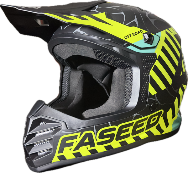 Faseed Youth FS-618 Alert Helmet - Black/Yellow