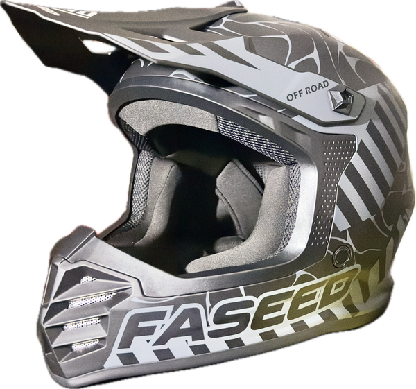 Faseed Youth FS-618 Alert Helmet - Black/Grey