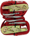 Gas Junky Printed 38mm Tie Down with Ratchet - Red (Bike Kings Branding)