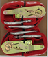 Gas Junky Printed 38mm Tie Down with Ratchet - Red (Bike Kings Branding)