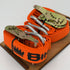 Gas Junky Printed 38mm Tie Down with Ratchet - Orange (Bike Kings Branding)