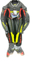 Berik 2.0 Leather Body Suit - Black/Yellow/Red