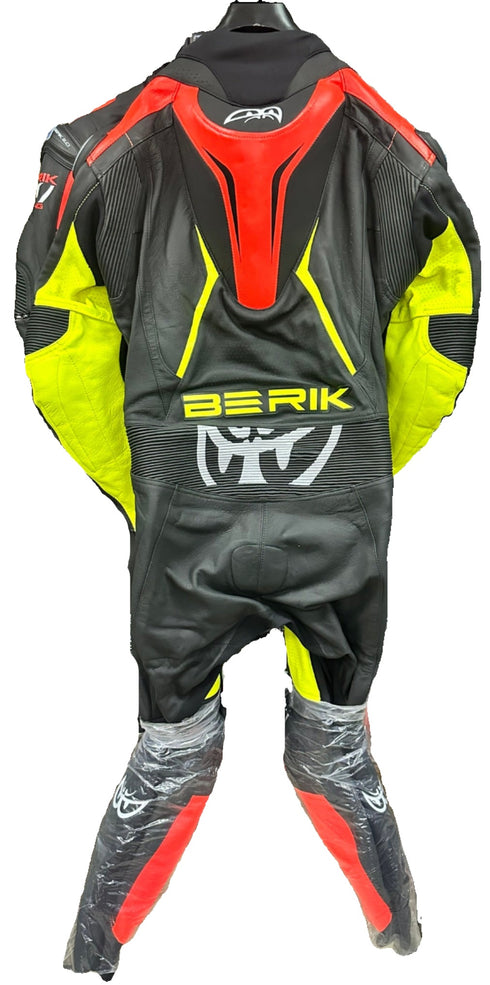 Berik 2.0 Leather Body Suit - Black/Yellow/Red
