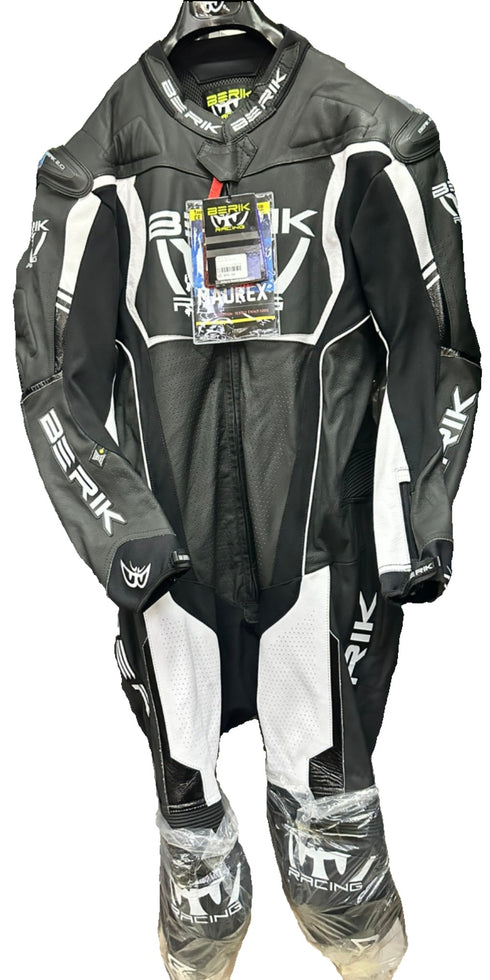 Berik 2.0 Leather Body Suit - Black/White