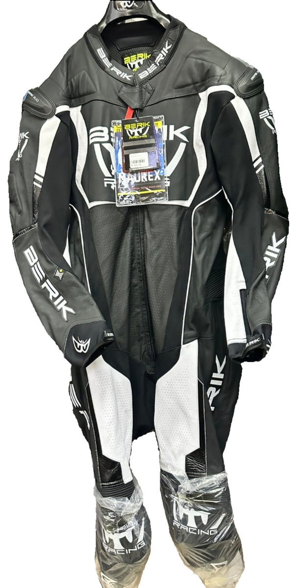 Berik 2.0 Leather Body Suit - Black/White