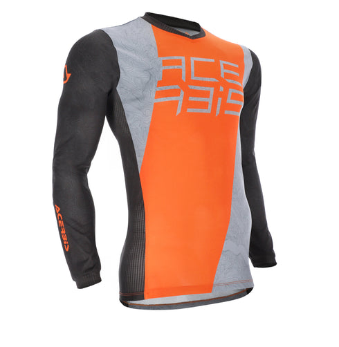 Acerbis MX J-Track Jersey - Orange/Grey — Motorcycle Gear (image 1 of 5)