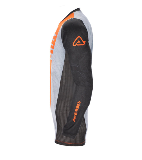 Acerbis MX J-Track Jersey - Orange/Grey — Motorcycle Gear (image 3 of 5)