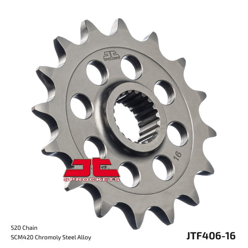JT Sprockets BMW G310 Series (2016-2026) Steel Front Sprocket - 16-Tooth (JTF406.16)