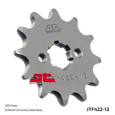 JT Sprockets Steel Front Sprocket - 12-Tooth (JTF422.12)