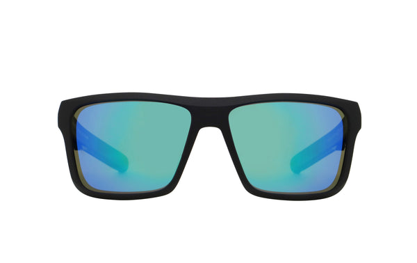 Red Bull SPECT Kane Sunglasses - Metallic Black/Green Matt 04P