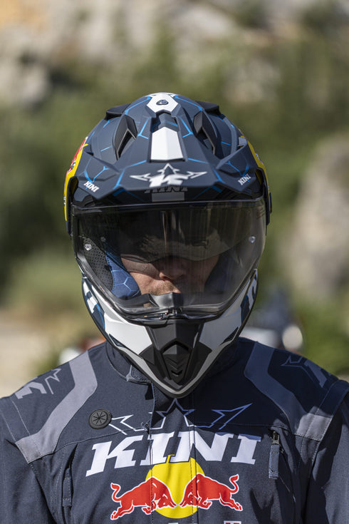 O'Neal 2027 Kini Red Bull ADV 1.0 Helmet - Blue/White